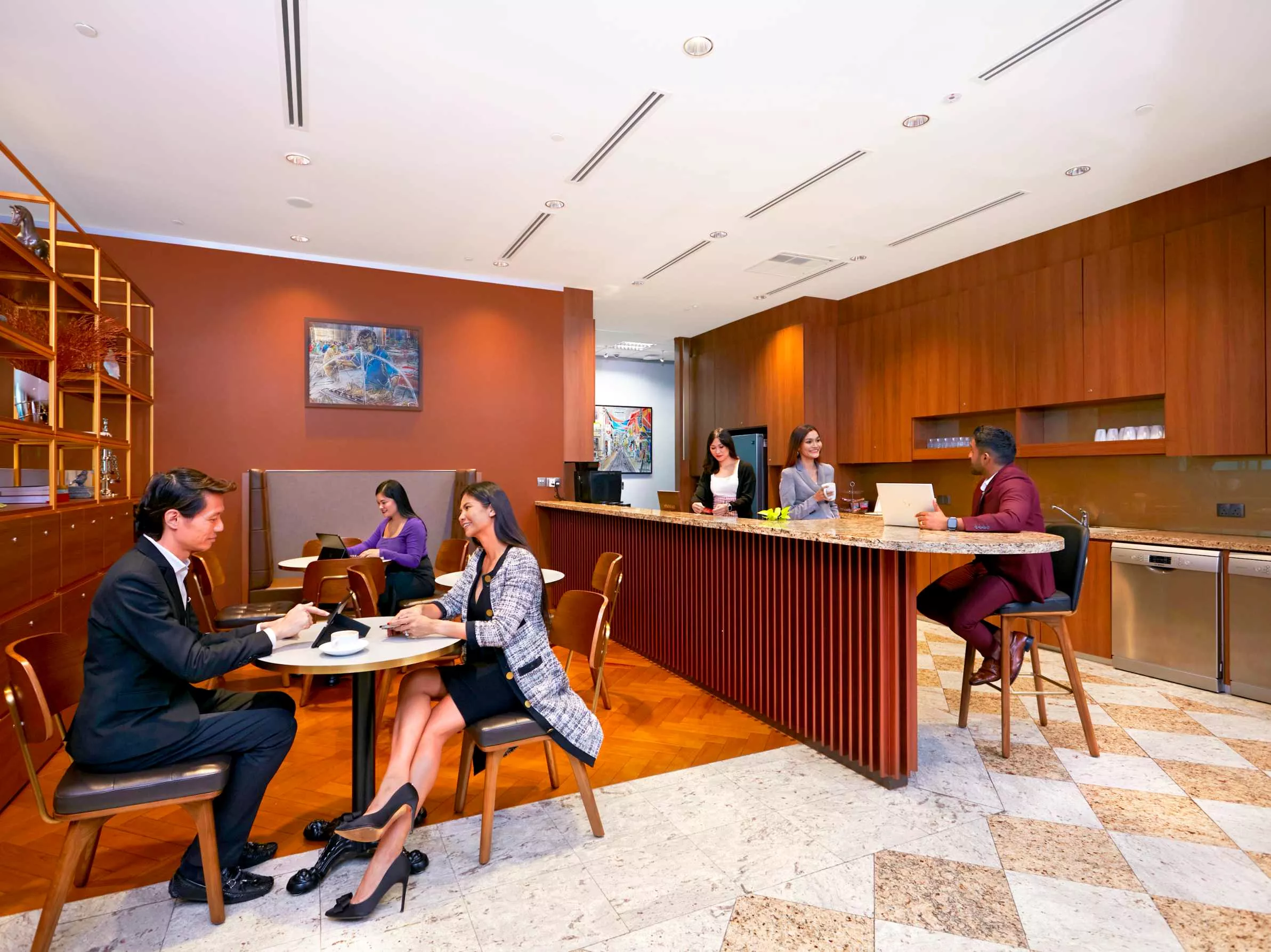 Serviced Office, CapitaGreen, Singapore, CBD, Pantry